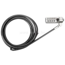 Targus DEFCON trapéz sorozatú kombinált kábelzár (ASP66GLX-S) kábel és adapter