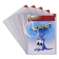 TARIFOLD Öntapadó bemutatótábla, A4, TARIFOLD "Kang", piros mágnestábla