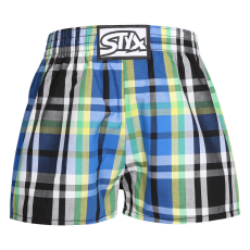  Tarka gyerek boxeralsó Styx klasszikus gumi (J1017) 6-8 éves