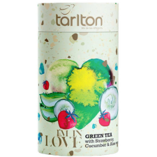 TARLTON Green Love Strawberry, Cucumber &amp; Aloe vera, papír 100 g (4792331002650) tea