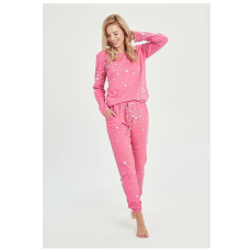 Taro Erika női pizsama, rózsaszín, csillagos L