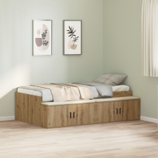 Tároló Ágykeret Kézműves Tölgy 80x200 cm ágy és ágykellék