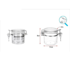 TÁROLÓ DOBOZ MŰA. CSATOS FEDŐVEL 220ML 7,5X8CM konyhai eszköz