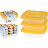  TÁROLÓ DOBOZ SZETT 3DB-OS 990ML