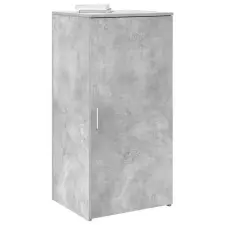  Tároló szekrény betonszürke 50x45x103,5 cm szerelt fa bútor