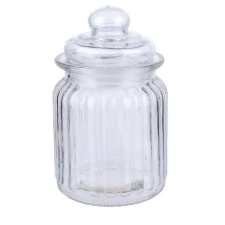  TÁROLÓ ÜVEG TETŐVEL 12DB/DISPLAY 8X13CM 0,3L ALPINA papírárú, csomagoló és tárolóeszköz