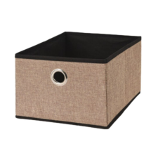  Tárolódoboz, nyitott, barna, 32x25x8 cm, Storage Solutions bútor