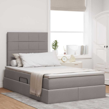  Tárolós Ágy matracmal fejtámlával Tópszínű 120 x 200 cm Műbőr ágy és ágykellék
