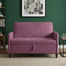  Tárolós Kanapé Lila 122 x 78 x 87 cm Poliészter bútor