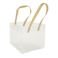  Tasak cserepes virághoz, füllel 15x15x15 cm dekorációs kellék