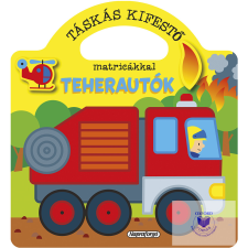  Táskás kifestő matricákkal - Teherautók gyermek- és ifjúsági könyv