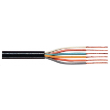 Tasker adat kábel tekercsben 6x 0.25 - 100 m fekete (TASR-C158) kábel és adapter