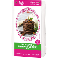 Tasty Me glutén- és laktózmentes csokis mogyorós keksz 350 g reform élelmiszer