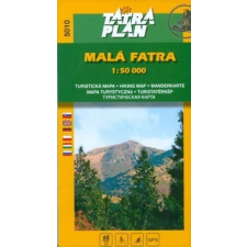 Tatra plan The Malá Fatra 5010. turista térkép Tatra plan 1:50 000 térkép