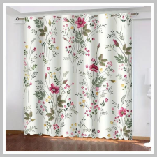 Tavaszi virág mintás függöny 100 x 220 cm 2 db UD104802 lakástextília