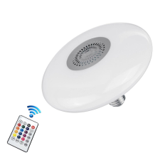 Távirányítású, zenélő UFO LED lámpa RGB fénnyel, 48 W világítás