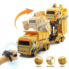 Távirányítós platós Transformers, Robottá alakuló munkagép, akkus, távirányítós modell
