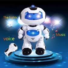  Távirányítós robot, beszél, táncol, sétál, zenét játszik játékfigura