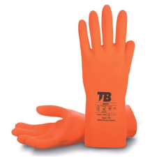  TB 9005X latex védőkesztyű narancs 10 védőkesztyű