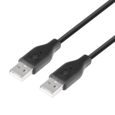 TB AKTBXKU1PAAW18B USB-A apa - USB-A apa 2.0 Összekötő kábel - Fekete (1.8m) (AKTBXKU1PAAW18B) kábel és adapter