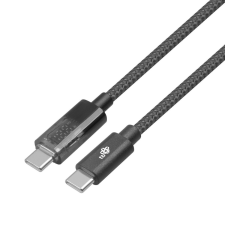 TB AKTBXKUCCIND10B USB-C apa - USB-C apa 2.0 Adat és töltőkábel - Fekete (1m) kábel és adapter