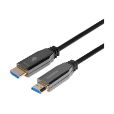 TB Optikai HDMI v2.0 - HDMI kábel 20m Fekete kábel és adapter