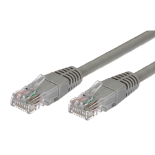 TB UTP CAT5e Patch kábel 1m Szürke kábel és adapter