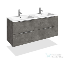 Tboss Dana 120 alsószekrény, 4 fiókos, két medencés mosdóval 04123241838 fürdőszoba bútor