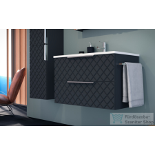 Tboss Quarto 80 alsószekrény két fiókos, mosdóval, 46723240938 fürdőszoba bútor