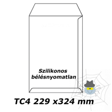 TC4 (229 x 324 mm) szilikonos bélésnyomatlan boríték boríték