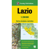 TCI Lazio térkép Lazio régiótérkép - TCI 1:200 000