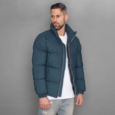 Teal Puffer Dzseki - Méret: L férfi kabát, dzseki