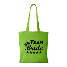 Team Bride - Bevásárló táska zöld v3 ajándéktárgy