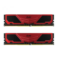 Team Group 16GB 3200MHz DDR4 RAM Team Group Elite Plus fekete/piros CL22 (2x8GB) (TPRD416G3200HC22DC01) memória (ram)