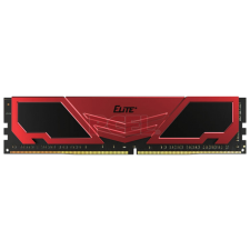 Teamgroup 16GB /2666 Elite Plus DDR4 RAM - Fekete/Piros memória (ram)