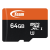 Teamgroup 64GB microSDXC Class 10 UHS-I/U1 + adapterrel