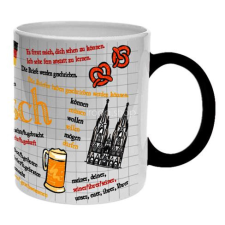 . Teásbögre, német nyelvtani mintával, 32cl bögrék, csészék