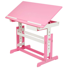 Tech Gyermek íróasztal dönthető rózsaszín - fehér gyerekebútor íróasztal
