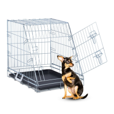 Tech Hordozó ketrec &quot;S&quot; kutya kisállat hordozható összecsukható mobil kutyaketrec kutyaszállító doboz otthonra vagy utazáshoz szállítóbox, fekhely kutyáknak