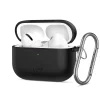 Tech-Protect AirPods 3 Pro tartó - Tech- Protect Hook - fekete szilikon AirPods 3 Pro tok