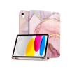 Tech-Protect Apple iPad 10.9 (2022) tablet tok (Smart Case) on/off funkcióval, Apple Pencil tartóval - Tech-Protect - marble (ECO csomagolás)