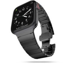 Tech-Protect Apple Watch 42/ 44/ 45/ 49 mm Tech-Protect Linkband, fekete okosóra kellék