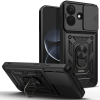 Tech-Protect Camshield Pro Xiaomi Redmi Note 17 Pro Max strapabíró tok kameravédelemmel, kitámasztóval, fekete