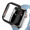 Tech-Protect Defense360 Apple Watch 4 / 5 / 6 / SE / SE2 / SE3 (44mm) ütésálló tok kijelzővédelemmel, fekete-narancs
