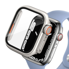 Tech-Protect Defense 360 tok üveggel Apple Watch 10 46mm, titanium/orange okosóra kellék