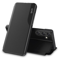 Tech-Protect fekete Smart View Book / Flip tok Samsung Galaxy A55 tok és táska
