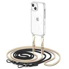 Tech-Protect Flexair Chain MagSafe Apple iPhone 15 Black & Beige tok és táska