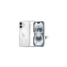 Tech-Protect FlexAir Hybrid CC MagSafe tok iPhone 16, átlátszó tok és táska