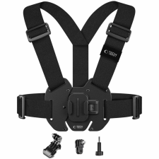 Tech-Protect GA100 mellkasi tartó GoPro / DJI készülékekhez - fekete sportkamera kellék