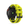 Tech-Protect Garmin Fenix 3 / 5X / 3HR / 5X Plus / 6X / 6X Pro / 7X szilikon sport óraszíj - Tech-Protect IconBand Pro - lime/fekete